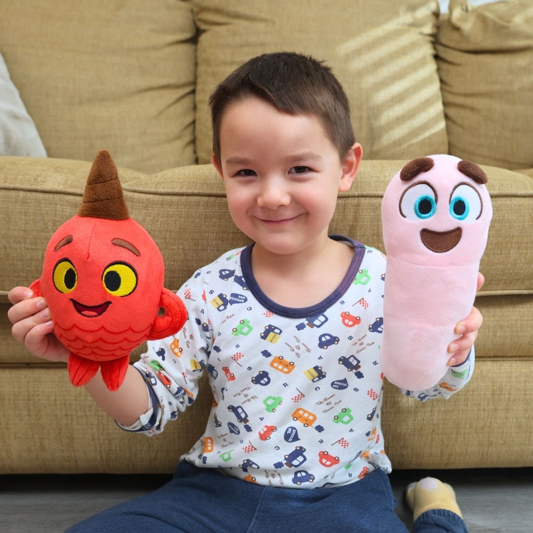 Herman and Finny Plush Set