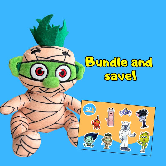 Mummy Plush + Stickers!