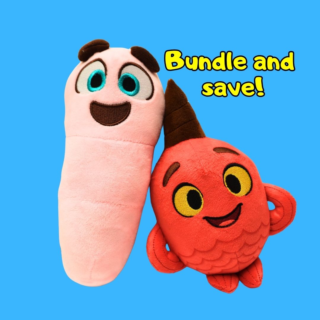 Herman and Finny Plush Set