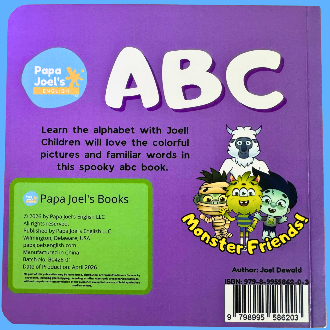 PREORDER Spooky ABC Book